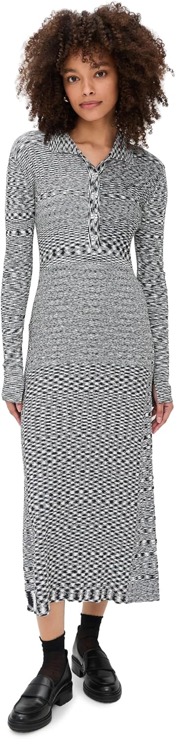Ganni Women's Spacedyed Knit Dress
