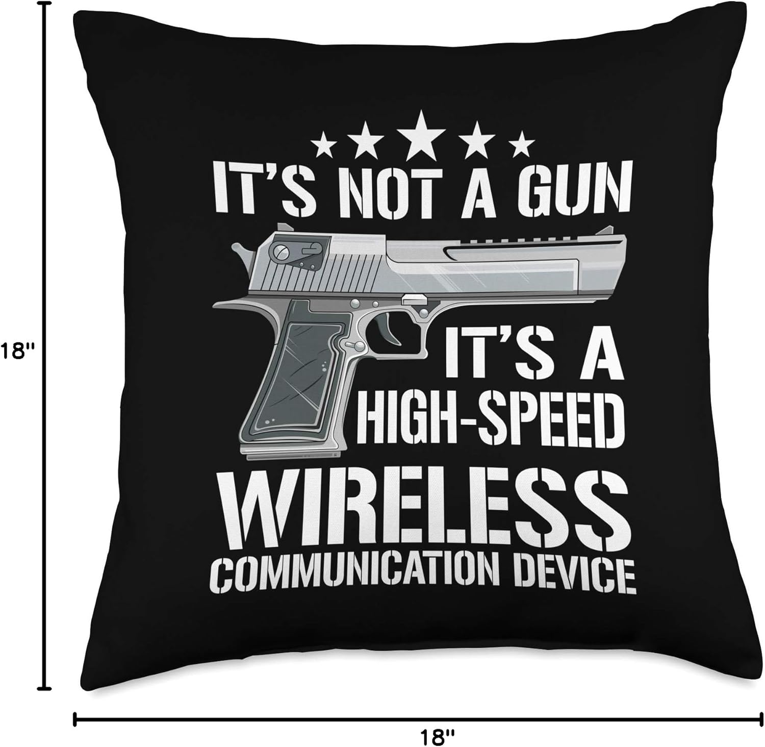 Its Not A Gun Meme - Funny Its Not A Gun Throw Pillow