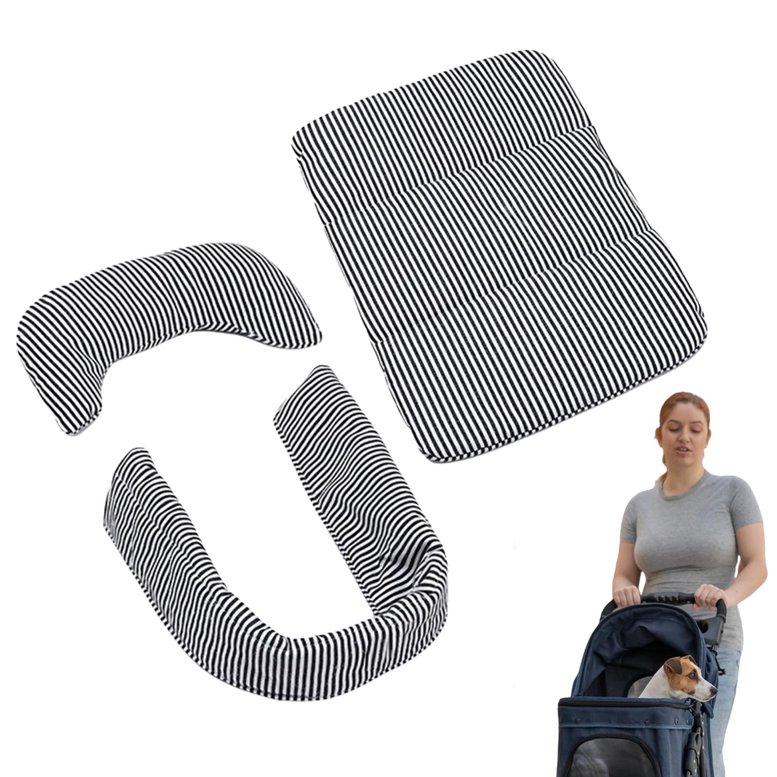 Tapis de poussette pour animal amovible pour en finir avec les fuites en promenade
