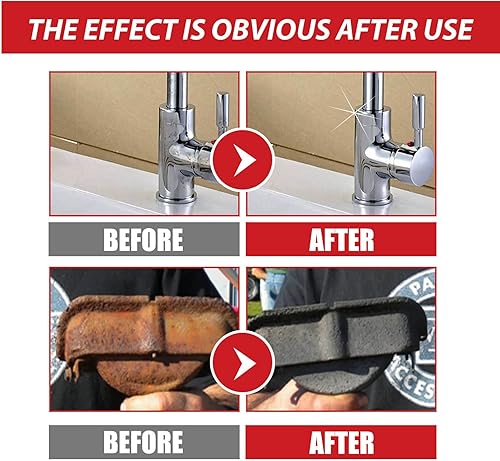 Miniatura 5 de QINMAO Furnishk - Convertidor de óxido, removedor de óxido de metal a base de agua, convertidor de óxido para metal, convertidor de óxido a base de