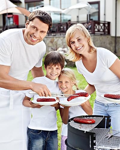 Miniatura 7 de Juego de pinzas de cocina de 10 pulgadas y pinzas compensadas, puntas dentadas de precisión, pinzas de chef profesional de acero inoxidable,