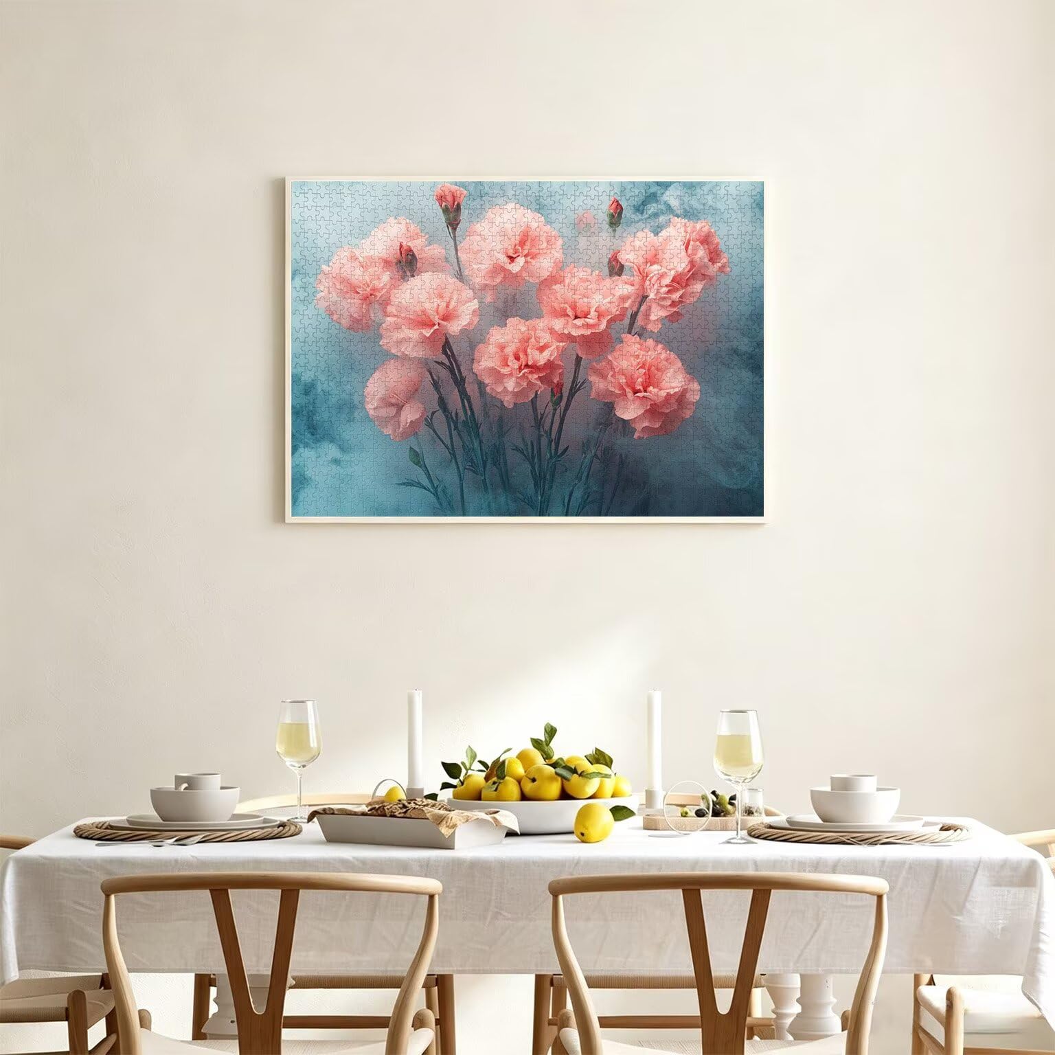 Puzzle 1500 elementów Dorośli Kwiat Klasyczne puzzle Dym, n-300
