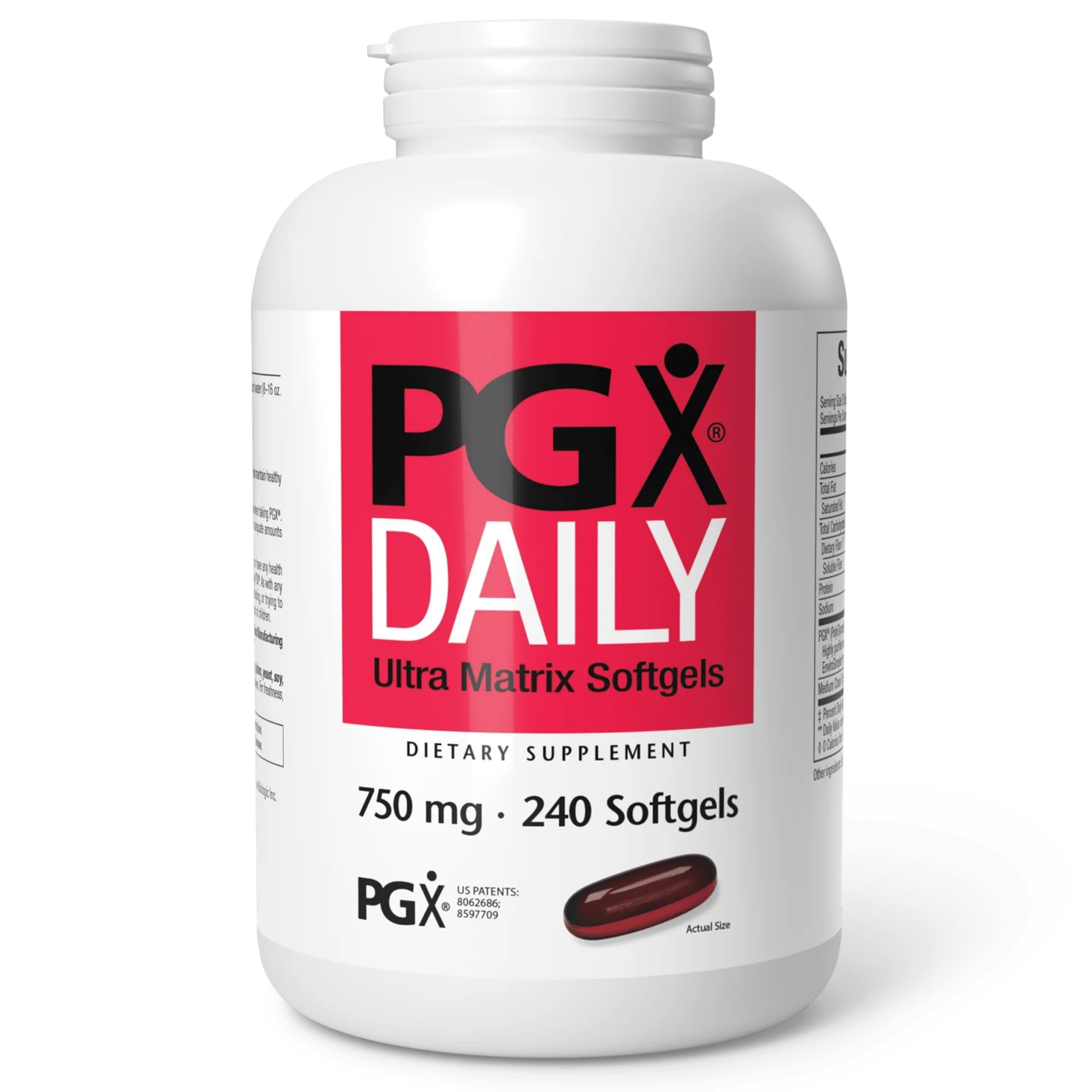 PGX Daily Ultra Matrix, Weight Management Support with MCT Oil, 240 Softgels