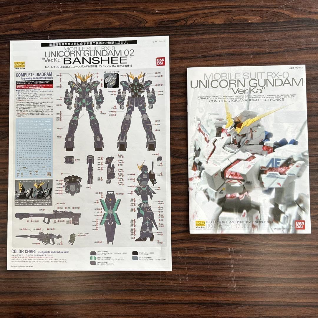 Amazon.co.jp: MG 小説版ユニコーン 2号機 バンシィVer.KA 決戦仕様