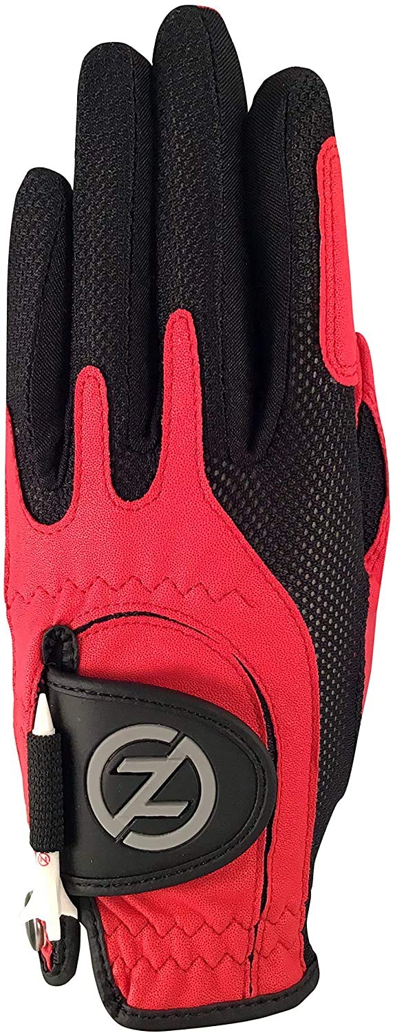 Zero Friction Guantes de Golf sintéticos de Ajuste Universal para jóvenes, Paquete de 6, Talla única, Multicolor