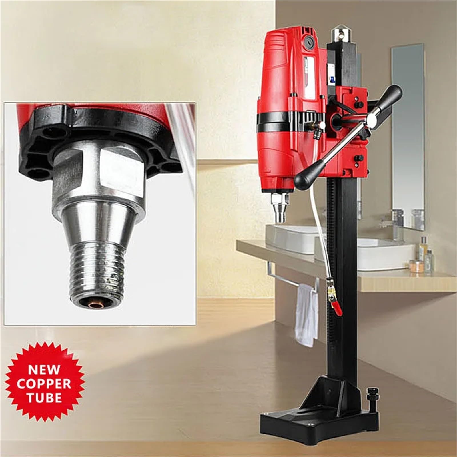 Perforadora de diamante eléctrica 238 mm, perforadora ingeniería Alto rendimiento