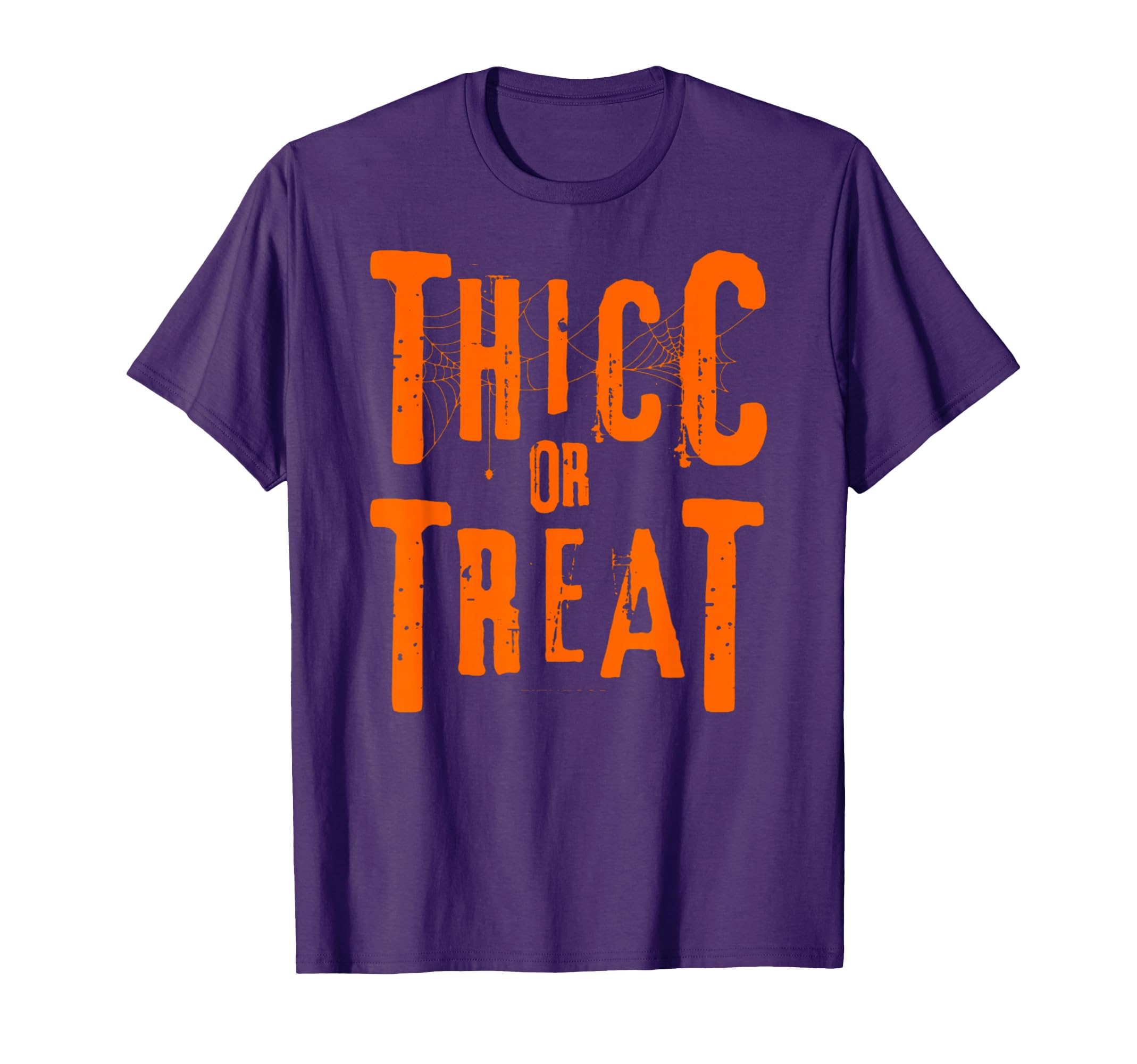 Thicc Or Treat Funny Halloween Workout Fitness Bodybuilding T-Shirt