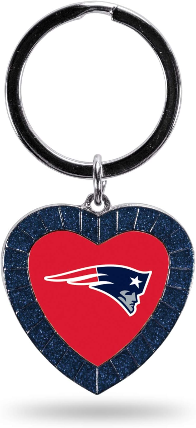 Rico Industries unisex-adult Rhinestone Heart Colored Keychain Rhinestone Heart Colored Keychain (pack of 1)