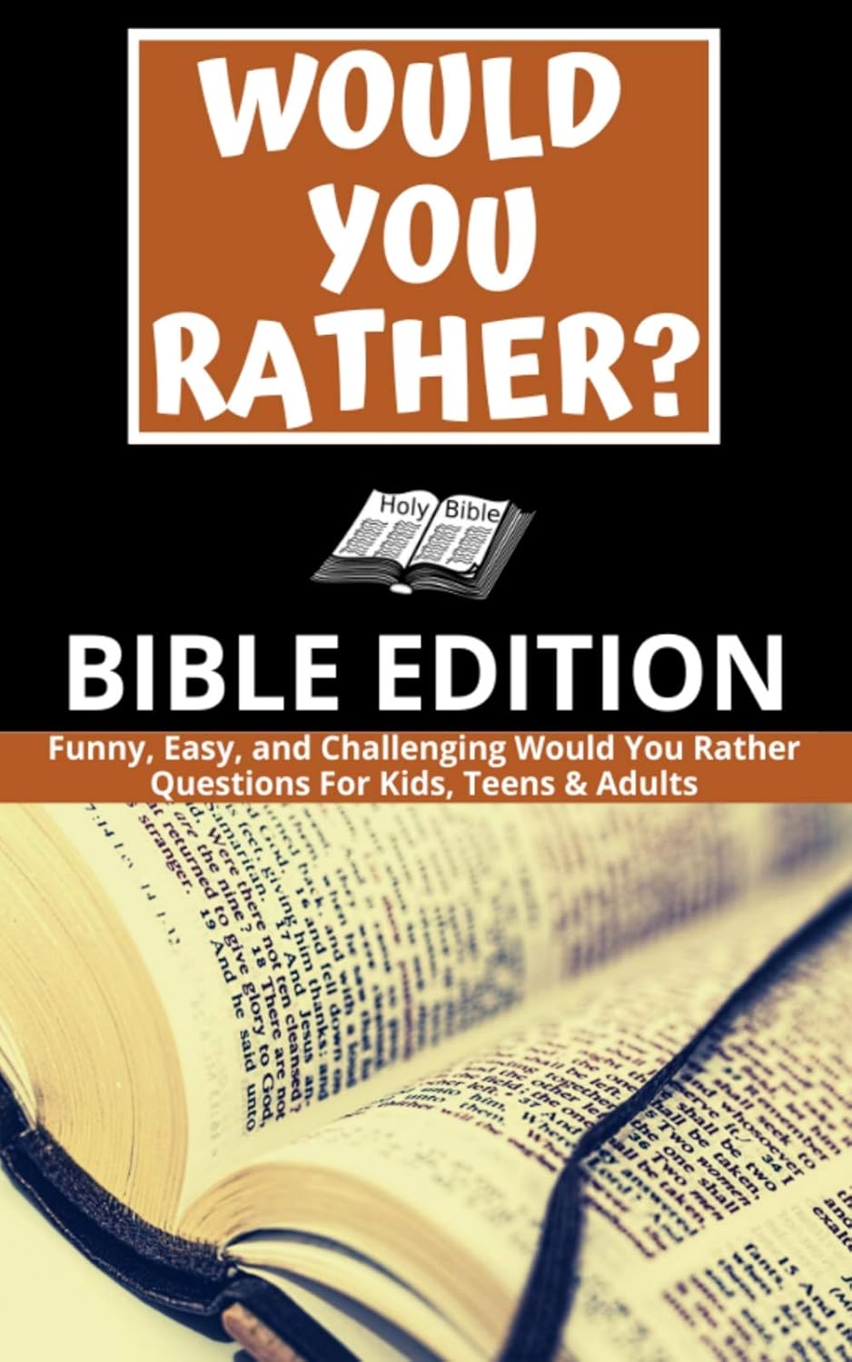 Would You Rather Bible Edition Funny, Easy, and