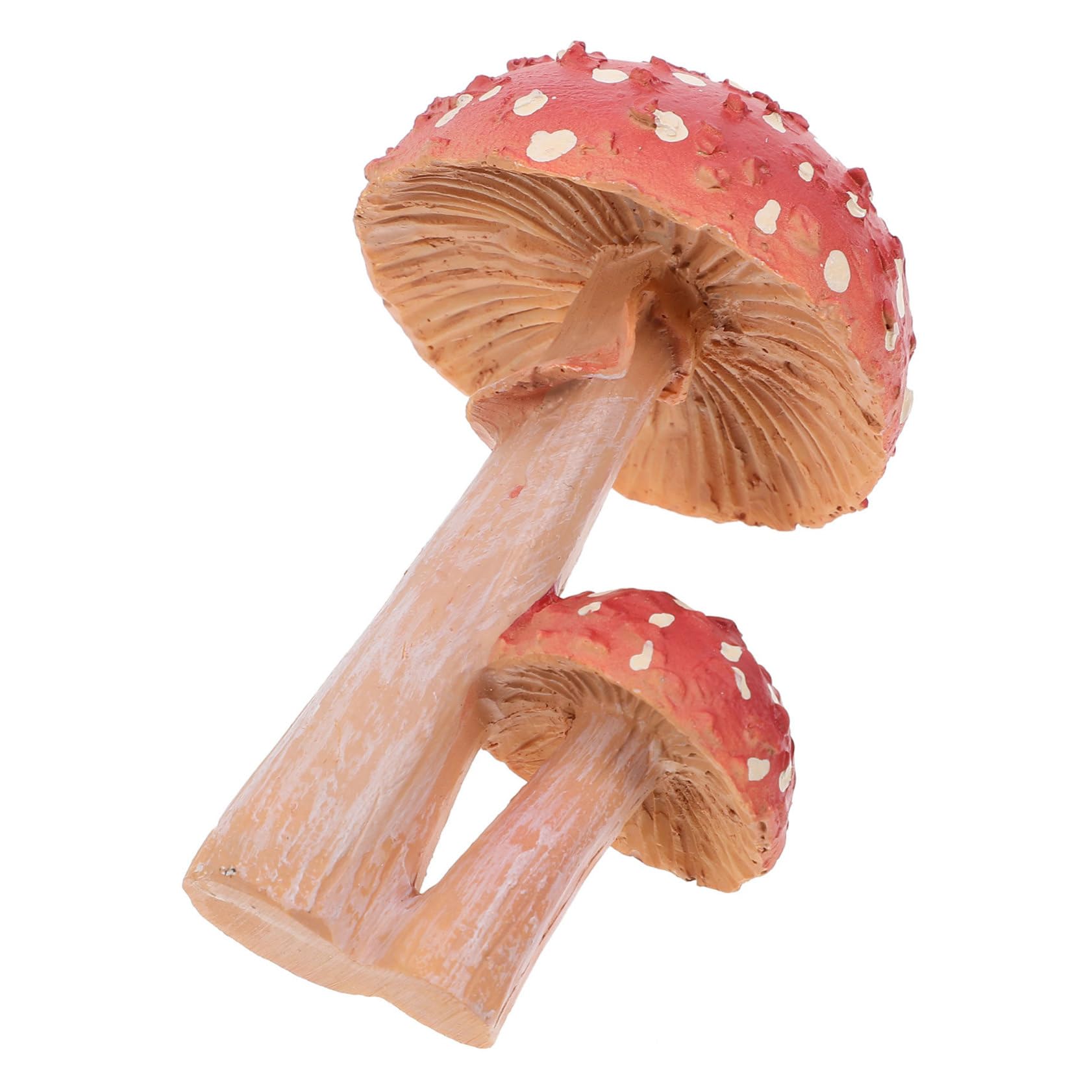 BESPORTBLE 4stücke Pilzornament Aus Resin Dekorative Gartenfigur Für Außenbereich Für Garten Terrasse Für Festivals Oder Sammler Und Detailreich Gestaltet