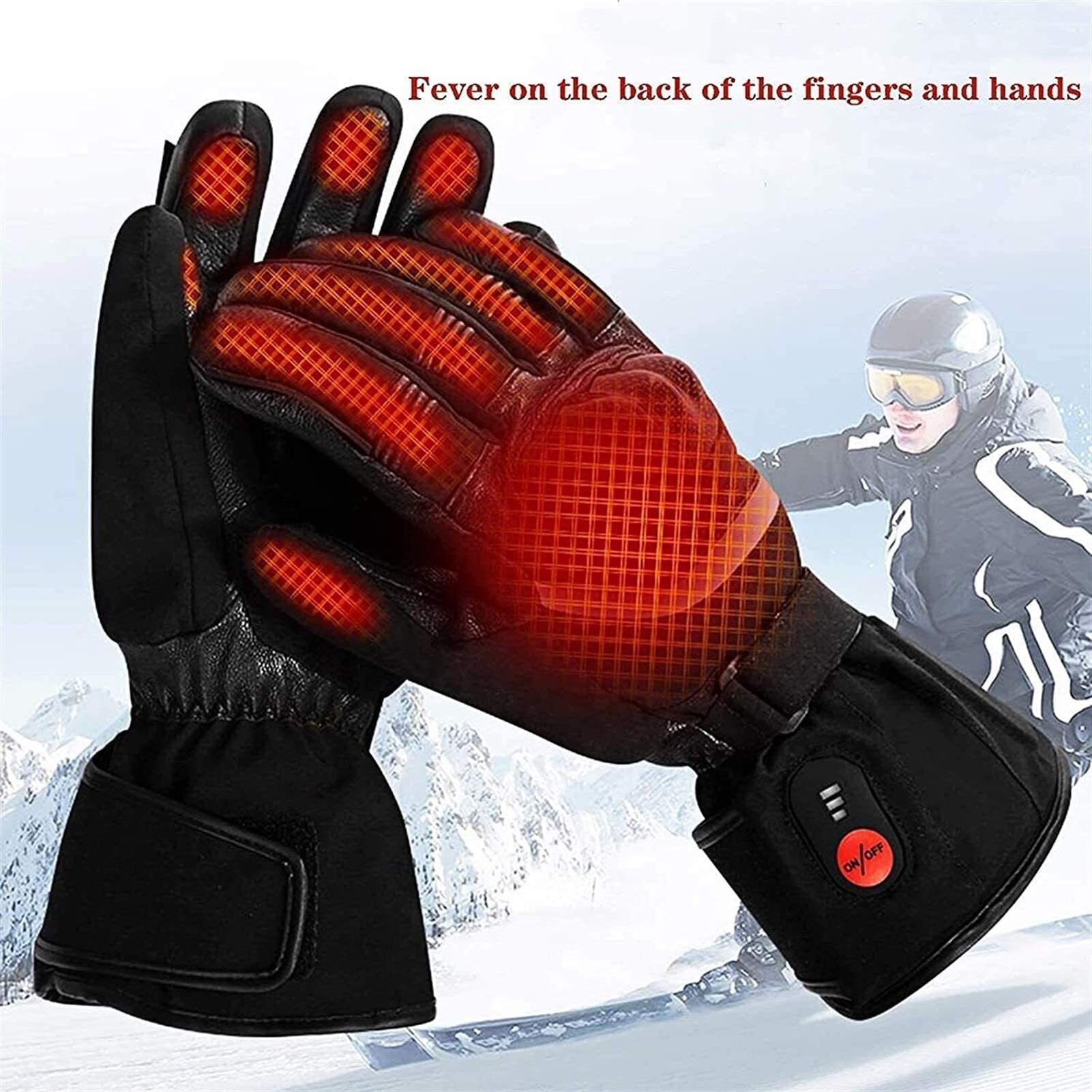 Guantes térmicos para Mujeres, Hombres, Guantes térmicos de Invierno, Pantalla táctil Guantes de Mano cálidos para Deportes al Aire Libre, Motocicleta, esquí, Acampada, Senderismo,