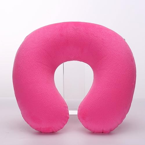 Abrigo corto de felpa almohada de PVC almohada inflable almohada de viaje al aire libre almohada en forma de U Almohada inflable inflable para
