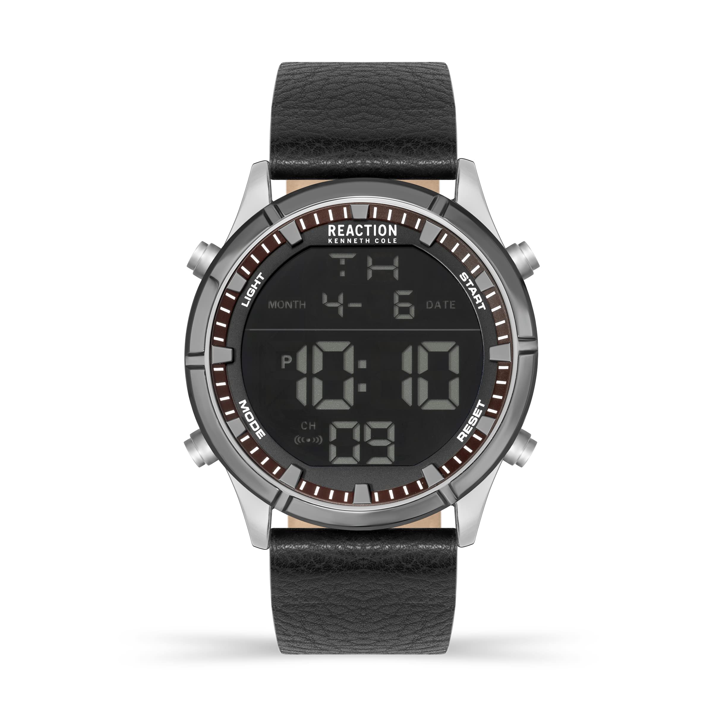 Kenneth Cole Reaction Digital Brown Dial Mens Watch-KRWGD2191102 (B09KYGV843) Amazon Price History, Amazon Price Tracker