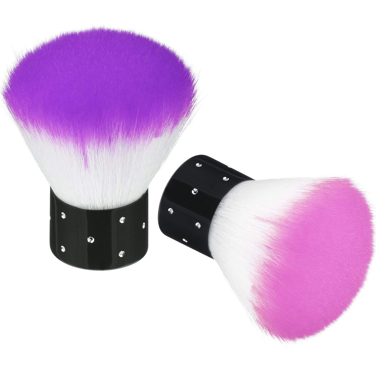 Duoleleen 3 Pcs Nail Brush Colorful Convenient Nail Art Dust Cleaner for UV Gel Nail Dust Cleaning Remover Tools - Image 4