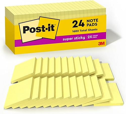 Notas autoadhesivas Sticky Notes de Post-it Canary Amarillo Cabinet Pack Notas autoadhesivas Sticky Notes de Post-it Canary Amarillo Cabinet Pack