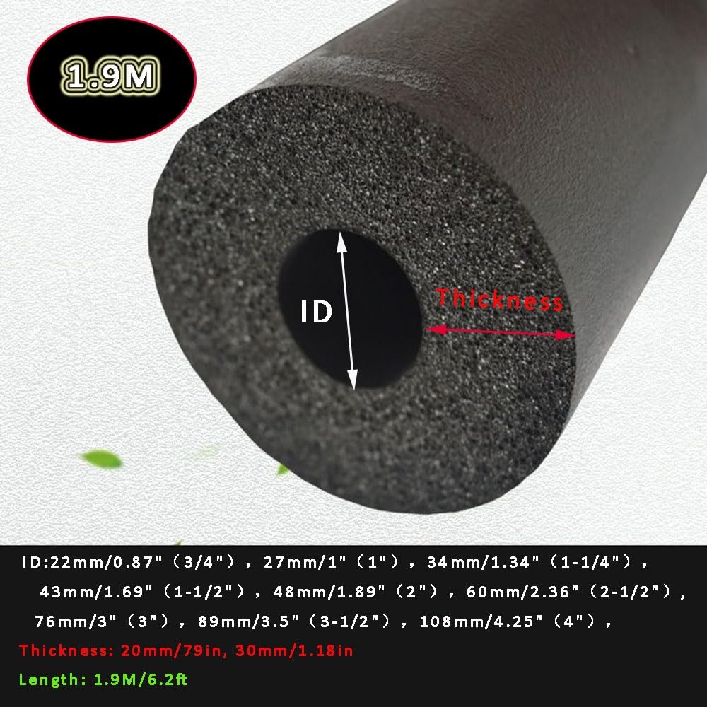 Pipe Insulation Foam Tube - 1Inch Foam Tubing For AC Unit, Guitar - View #10