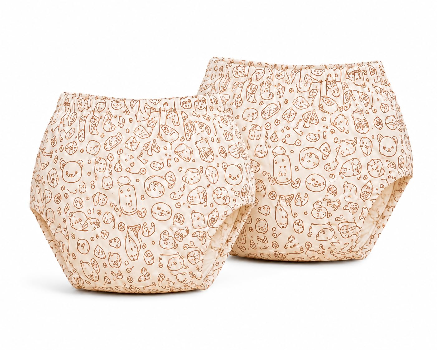 Patented Organic Bamboo Reusable Baby Cloth Diaper | Waterproof & Leakproof | Superior Absorbency | Ultra Soft, Breathable & Gentle on Baby's Skin, Drawstring, 6 M to 12 M-image-21