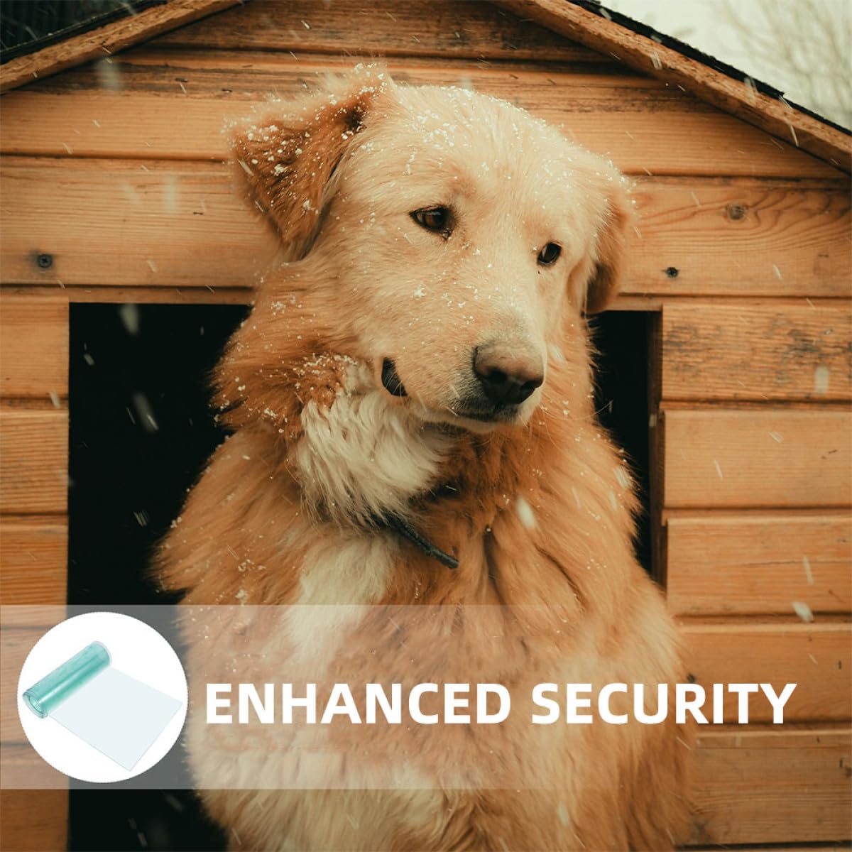 Volet de Rechange pour Chatière Chien en PVC Transparent, Bande de Porte Découpable, Sécurité Renforcée, Installation DIY pour Maison