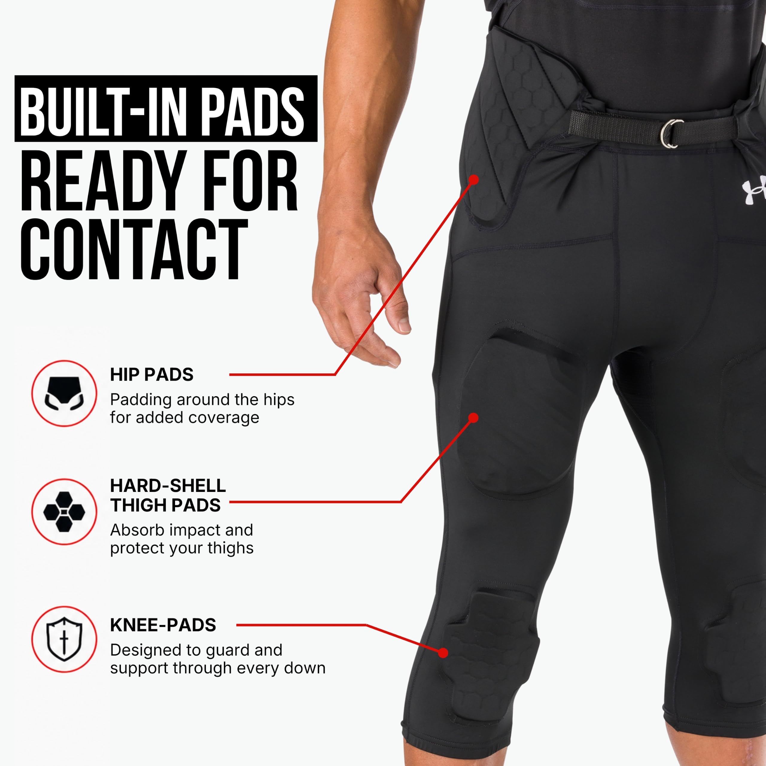 Under Armour - Ua20980, Pantaloni integrati Unisex - Adulto