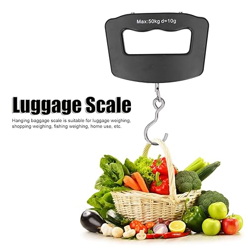 Miniatura 5 de Báscula digital para colgar con gancho, báscula electrónica portátil para caza, al aire libre, pesca de lubina, juego grande, granja