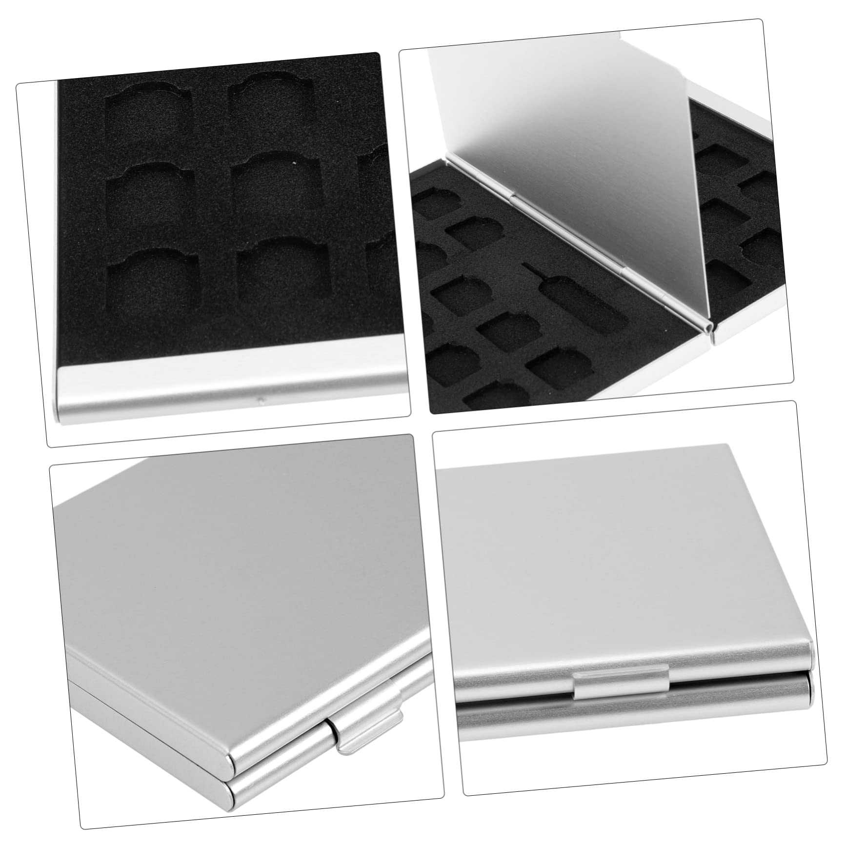 BESTonZON 5stücke Phone Card Schutzbox Aus Aluminium Für SIM-Karten Und Speicherkarten Stoßfest Leicht Und Kompakt Für Sichere Aufbewahrung Und Organisation Von Karten Wasserabweisend