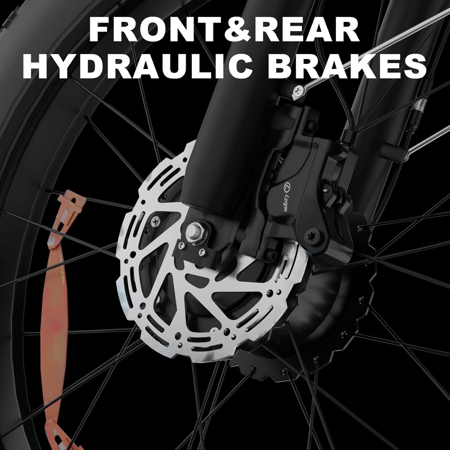 ZEEGR S1 Electric Bike hydraulic disc brakes