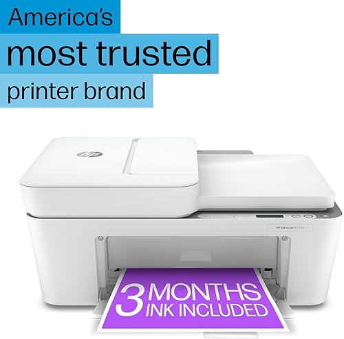 Miniatura 5 de HP Impresora inalámbrica todo en uno DeskJet 4155e con tinta instantánea adicional de 6 meses 26Q90A