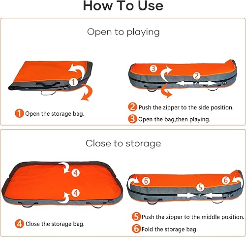 Miniatura 4 de BBpara - Cesta de almacenamiento de juguetes Alfombra de juego para ladrillos y bloques de construcción - Bolsas de almacenamiento de juguetes