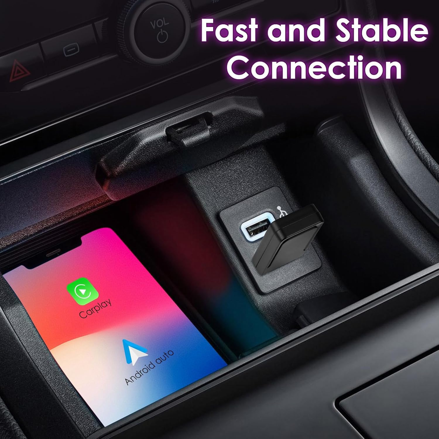 Adattatore Wireless Per CarPlay E Android Auto - Plug & Play, USB C/A, Compatibile IOS 10+ E Android 11+ - Foto 11
