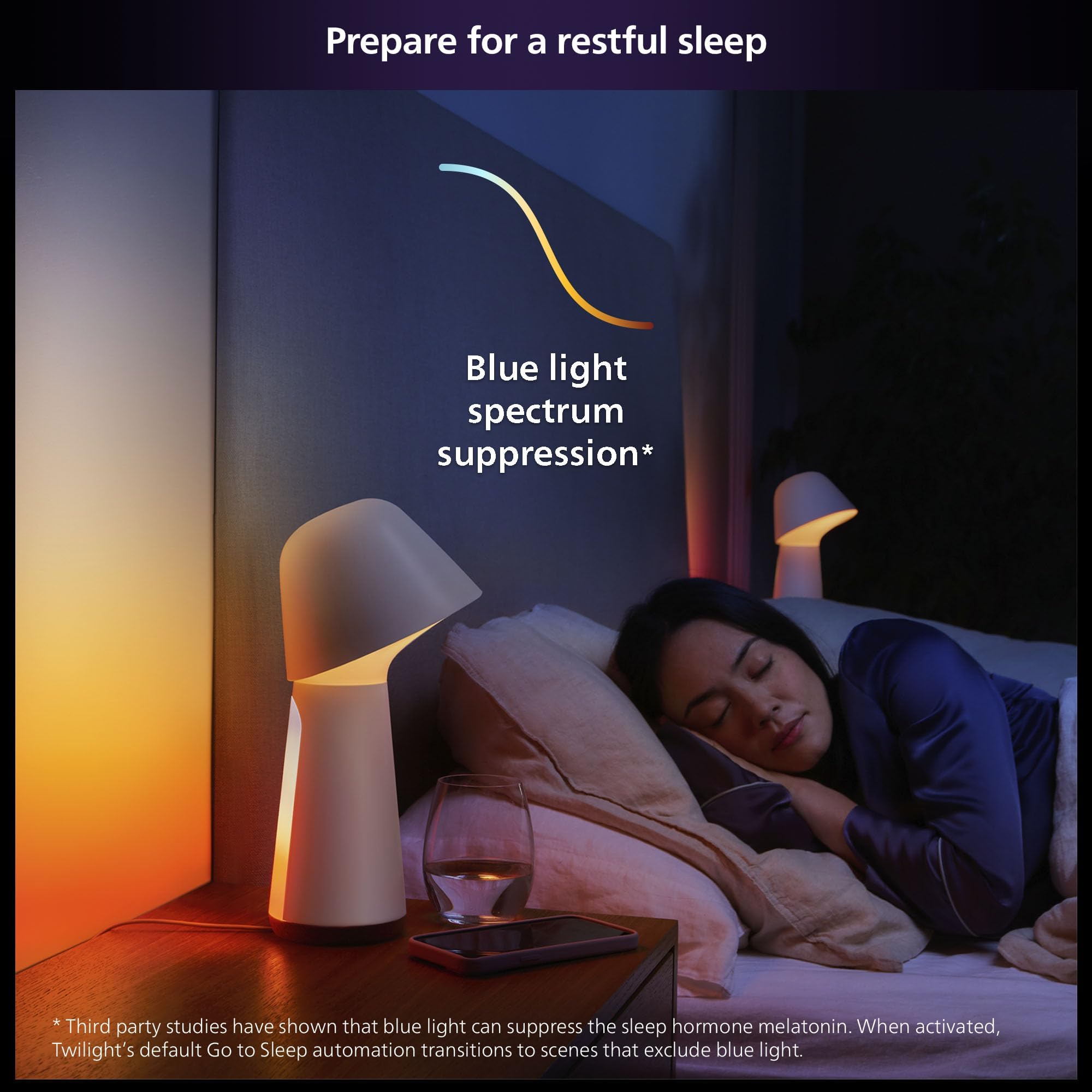 Philips Hue Indoor 33 Ft Smart LED Solo lightstrip Base Kit - 1 Pack - Control with Hue App - Works with Alexa, Google Assistant and Apple HomeKit, White