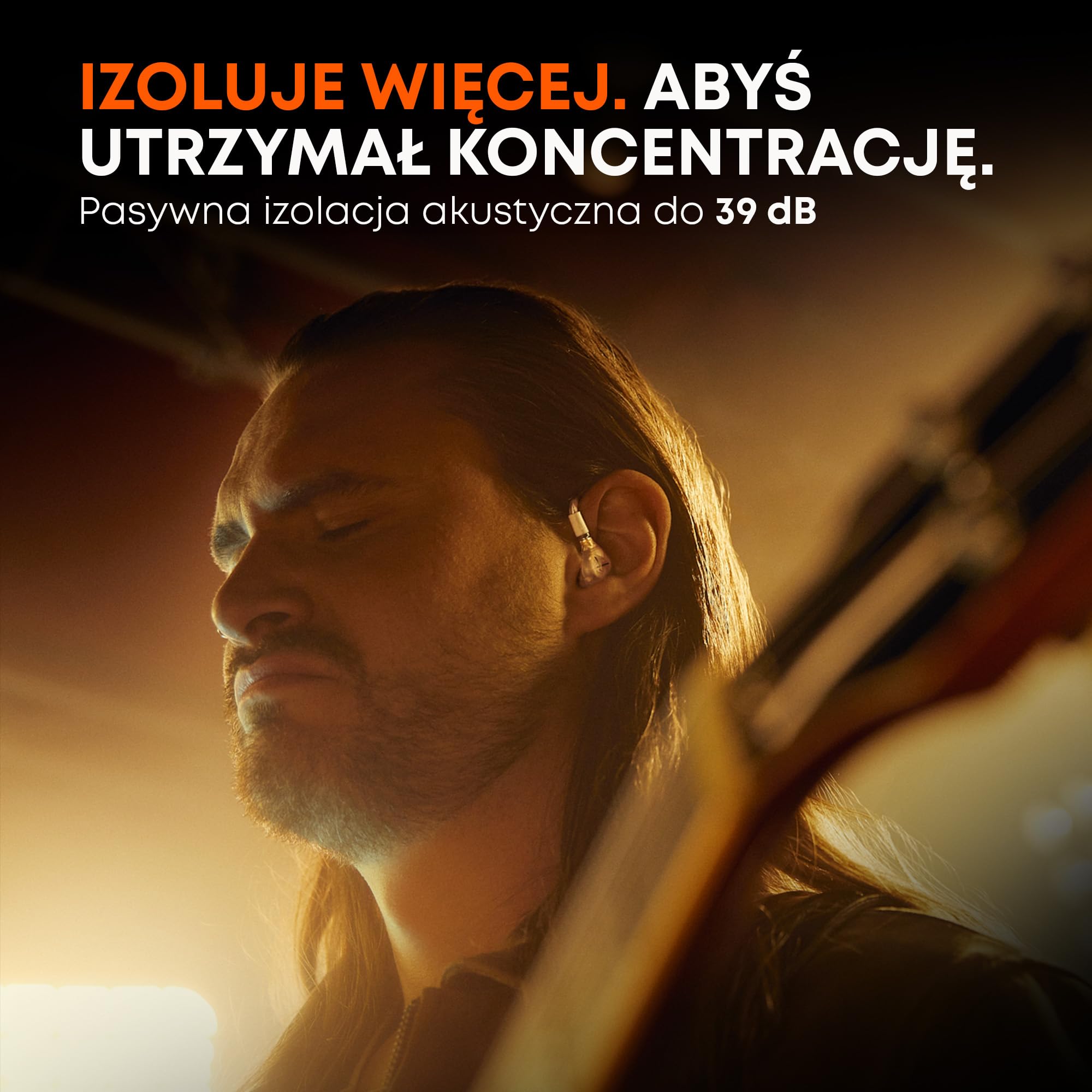 beyerdynamic DT 30 IE profesjonalny monitor dokanałowy do sceny i prób | Pasywna izolacja do 39 dB, ergonomiczne dopasowanie, odłączany kabel MMCX, transparentny