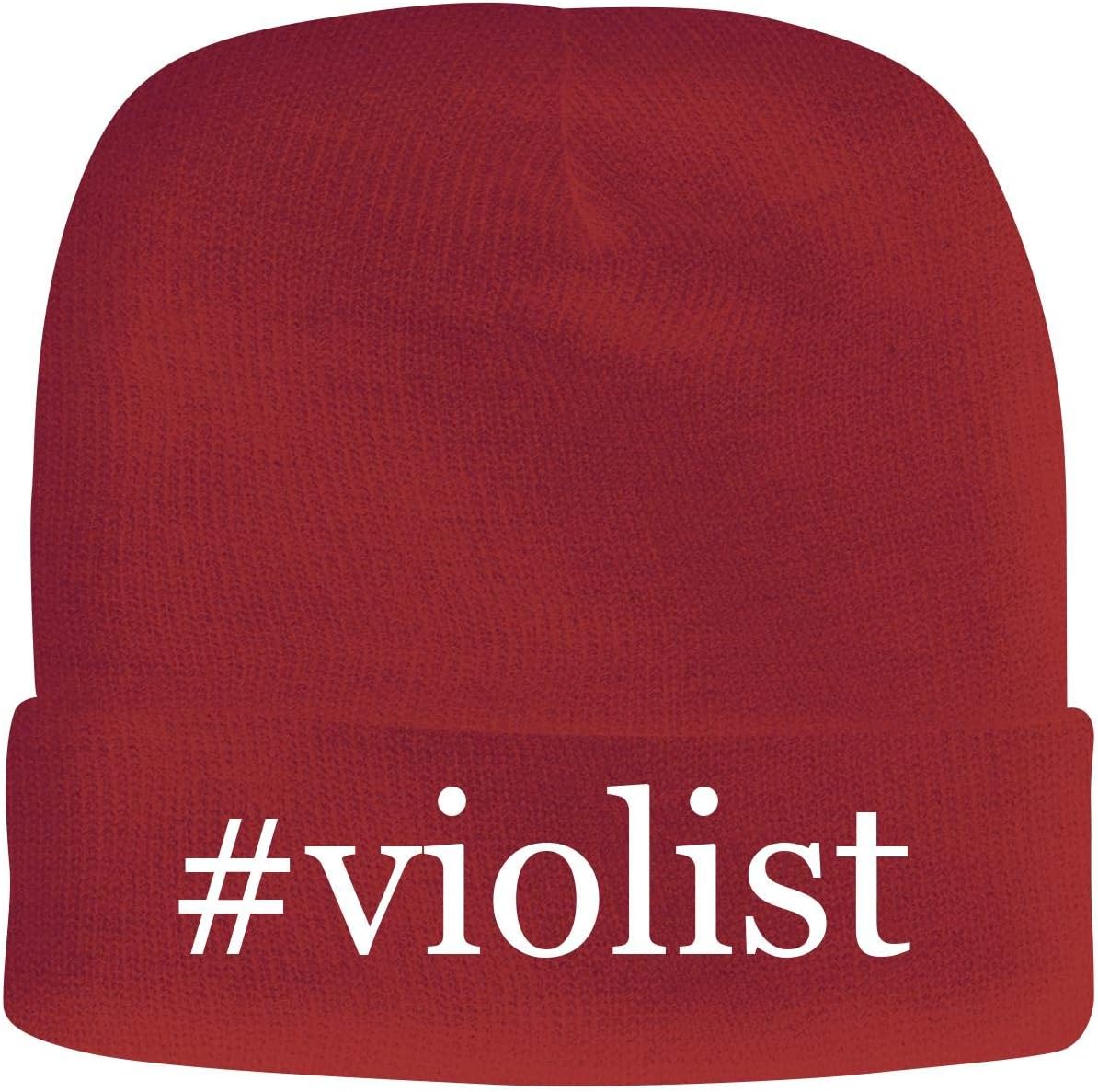 BH Cool Designs #violist - Men's Hashtag Soft & Comfortable Beanie Hat Cap