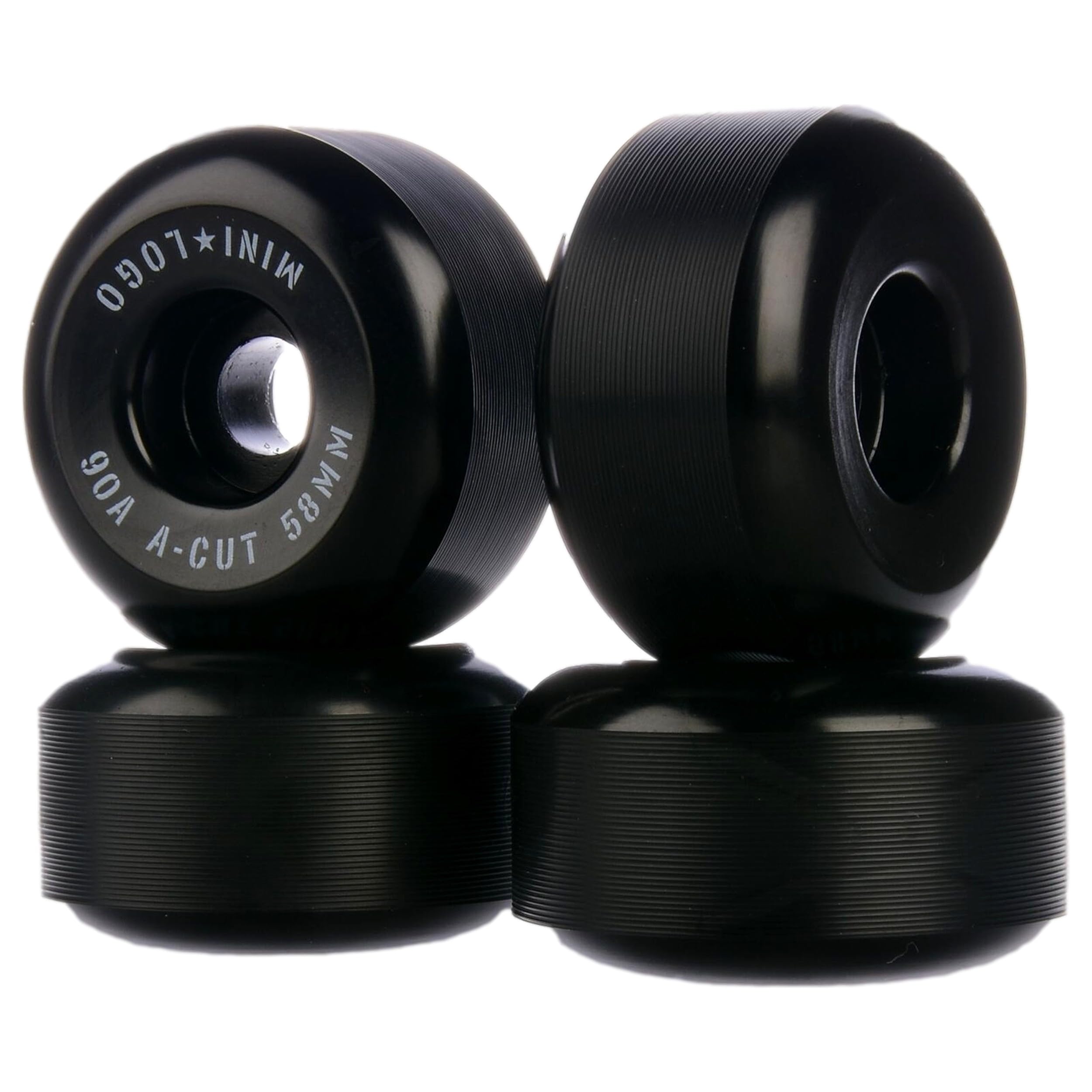 Mini Logo™ Híbrido 2" de Corte A • 55mm X 90A • Negro (WSBCMLAC25590X4)