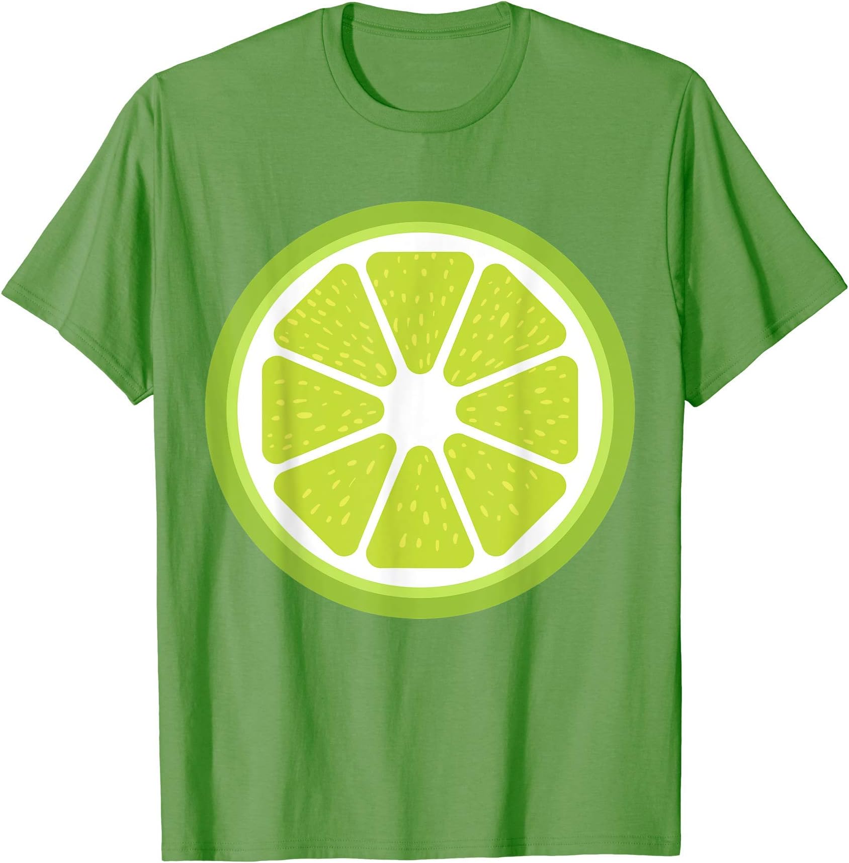 Big Lime Sliced Costume Cute Easy Fruit Halloween Gift T-Shirt