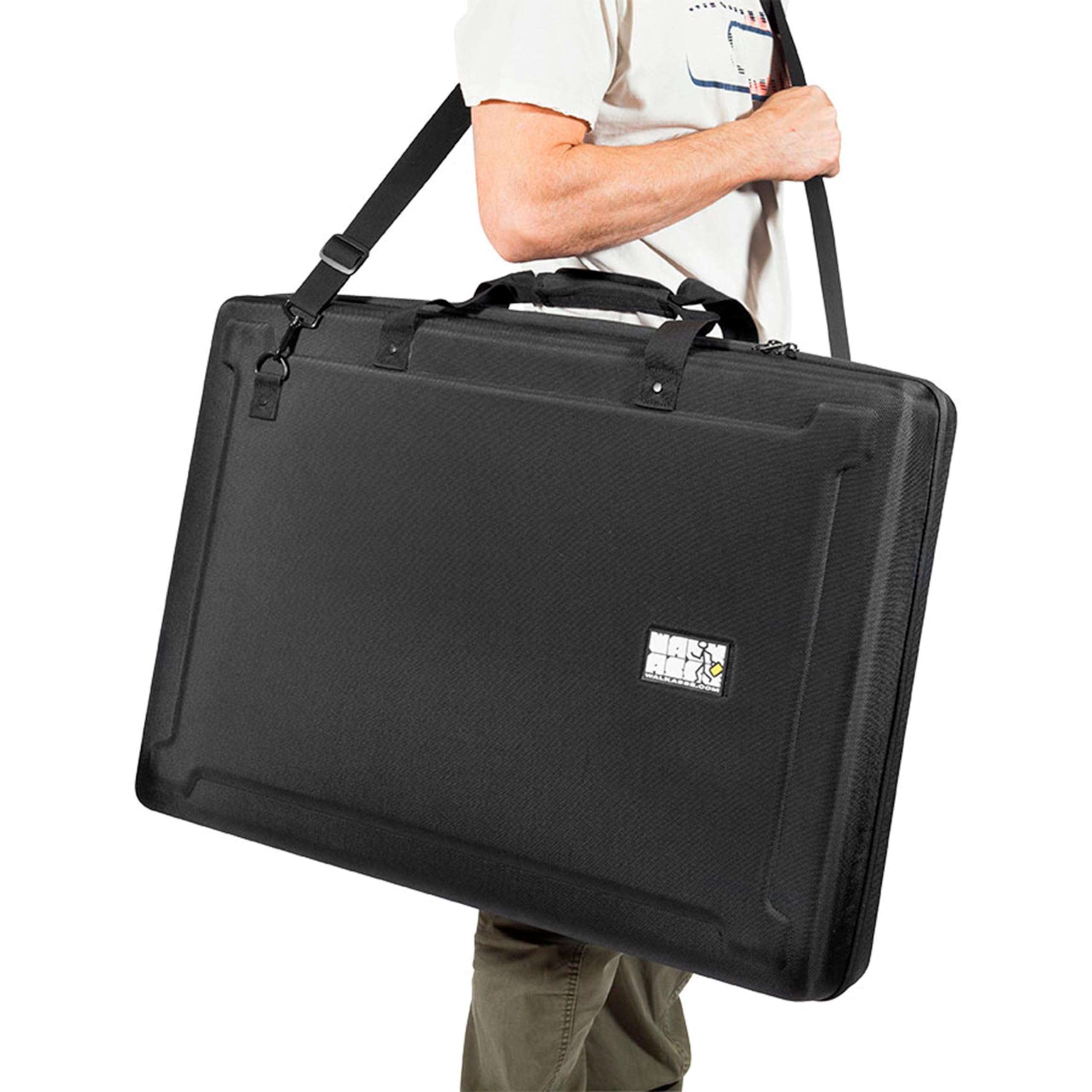 Walkasse W-MCB-XDJRX3 Valigia DJ EVA Pioneer XDJ-RX3 nera (Shoulder Bag), Nero, De mano, Valigia EVA Hardcase