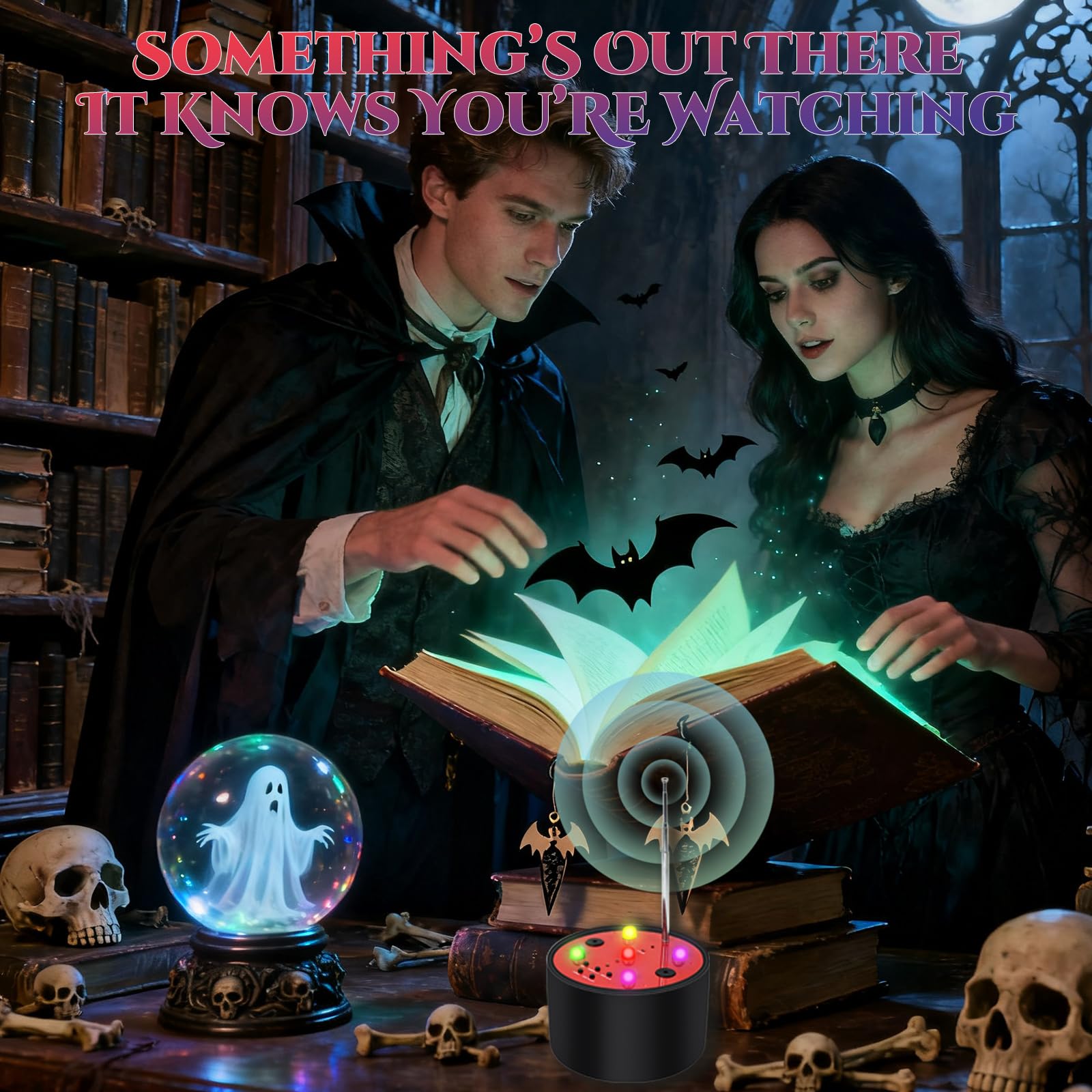 Attrezzatura da caccia fantasma, briidea Paranormal Detection Tool Kit con maggiore sensibilità e rilevamento della deviazione della temperatura, progettato per esplorazioni di Halloween e