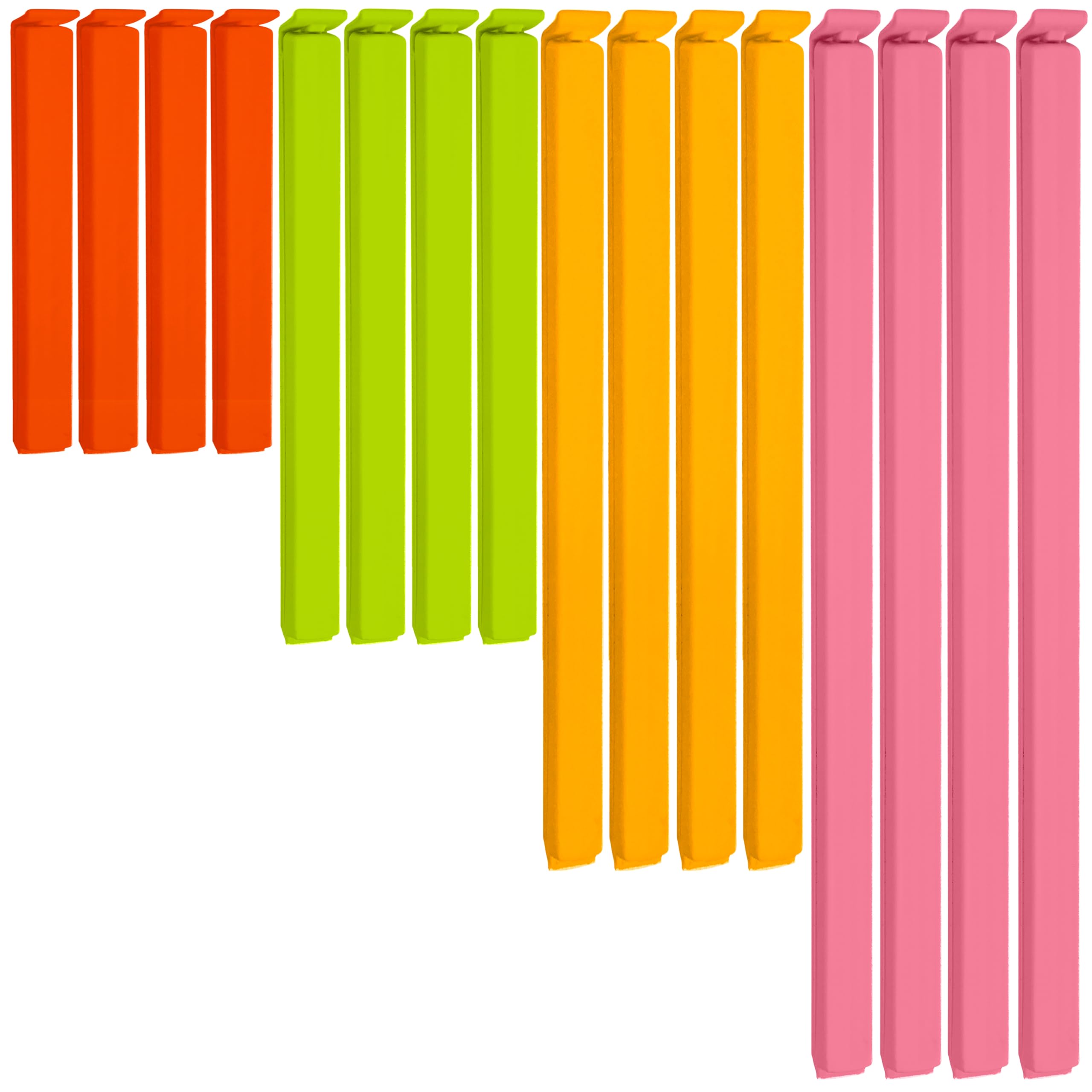 40 Pack Sturdy Food Bag Clips for Food Storage Bags in 4 Assorted Sizes and Colours - Food Clips for Keeping Food Fresh. Bag Clip for Food Storage and Sandwich Bags (40 Pack)