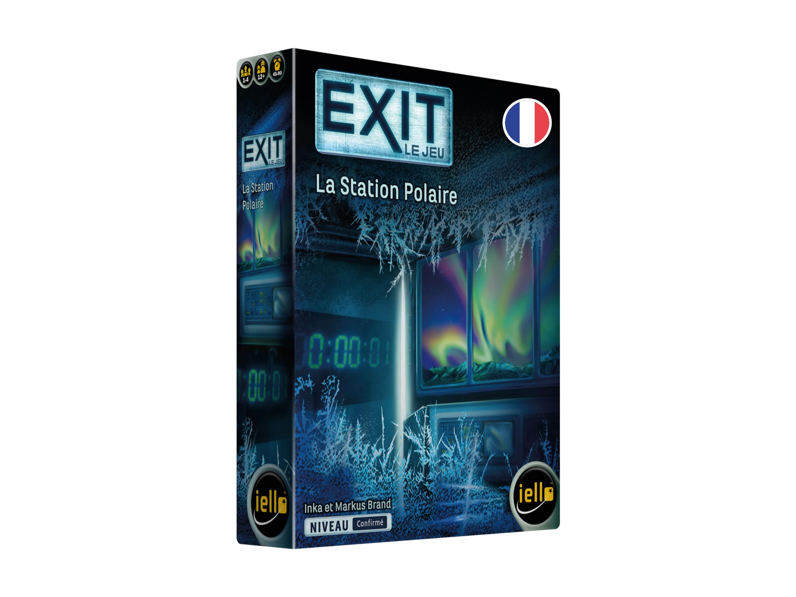 Iello Exit : La Station Polaire – Version Française – Jeu d’Escape Game coopératif – Confirmé | 1–4 Joueurs | 45–90 Min | Dès 12 Ans