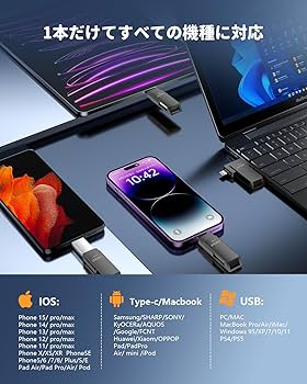 Vackiit 【MFi認証取得】iPhone用USBメモリー 512GB Amazon.co.jp: Vackiit 【MFi認証取得】iPhone用USBメモリー