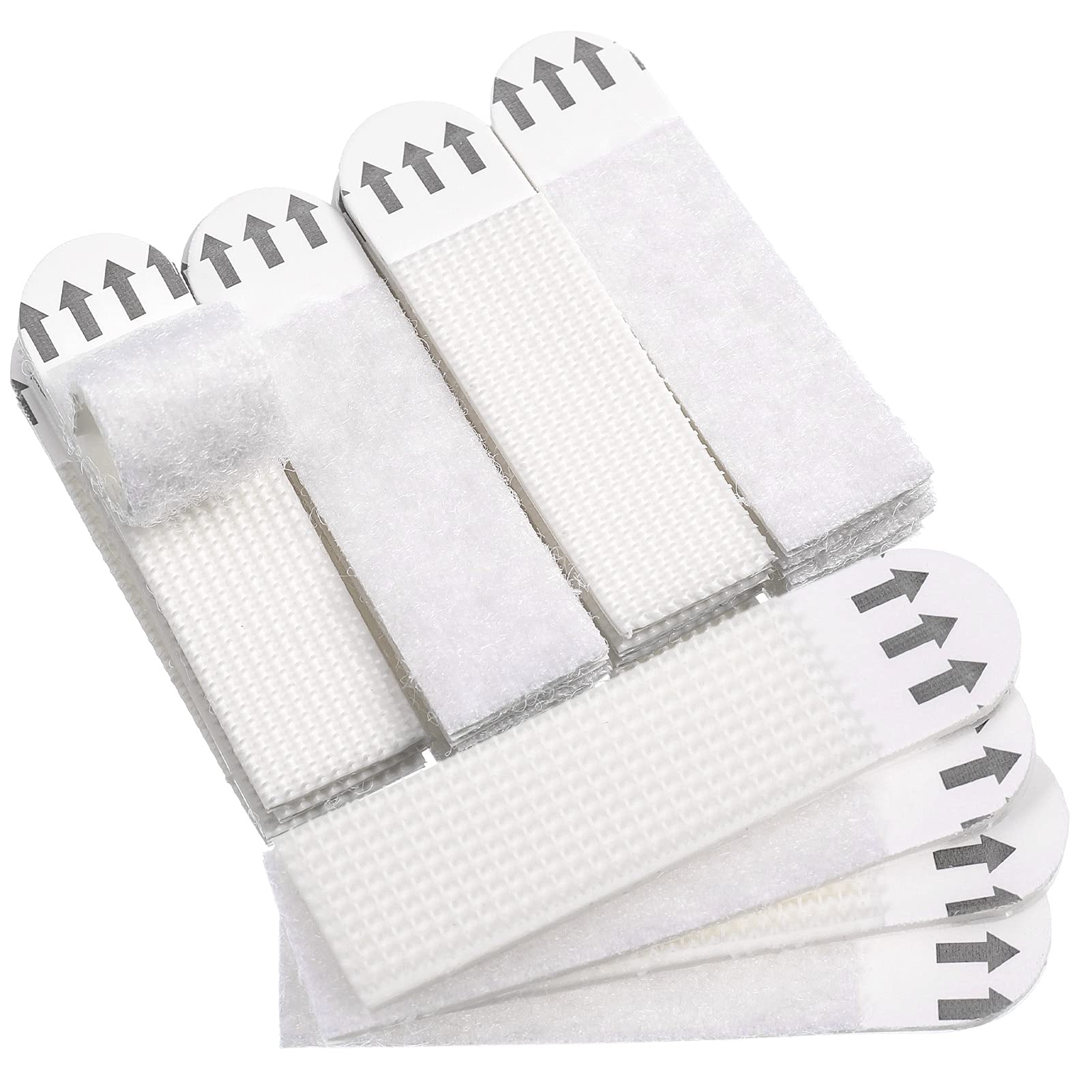 DacitieryPicture Hanging Strips 10 Pairs Adhesive Strips No Nails Picture Hanging Strips Photo Frame Hanging Strips Wall Hanging Strips (58*17mm)