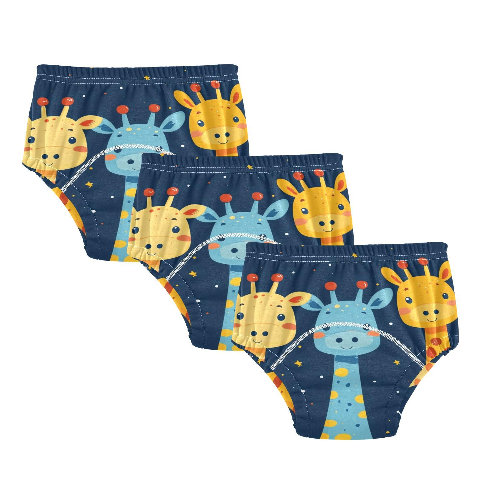 Coikll Cute Giraffes Toddler Training Underwear Waterproof Baby Pee Pants -5T