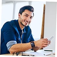 Vista 5 de Correa de reloj inteligente para Gearsr750 Correa de cuero para hombres, correa de repuesto, correas de goma, pulseras para hombre, pulseras