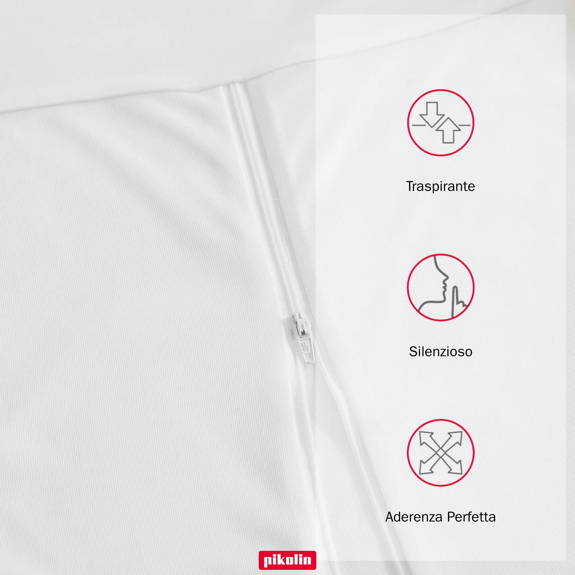 PIKOLIN - Coprimaterasso Matrimoniale King Size Impermeabile e Traspirante - Copre 6 Lati | Faldone Elastico fino a 34 cm | Silenzioso e Resistente per un Riposo Confortevole Fresco | Certificato