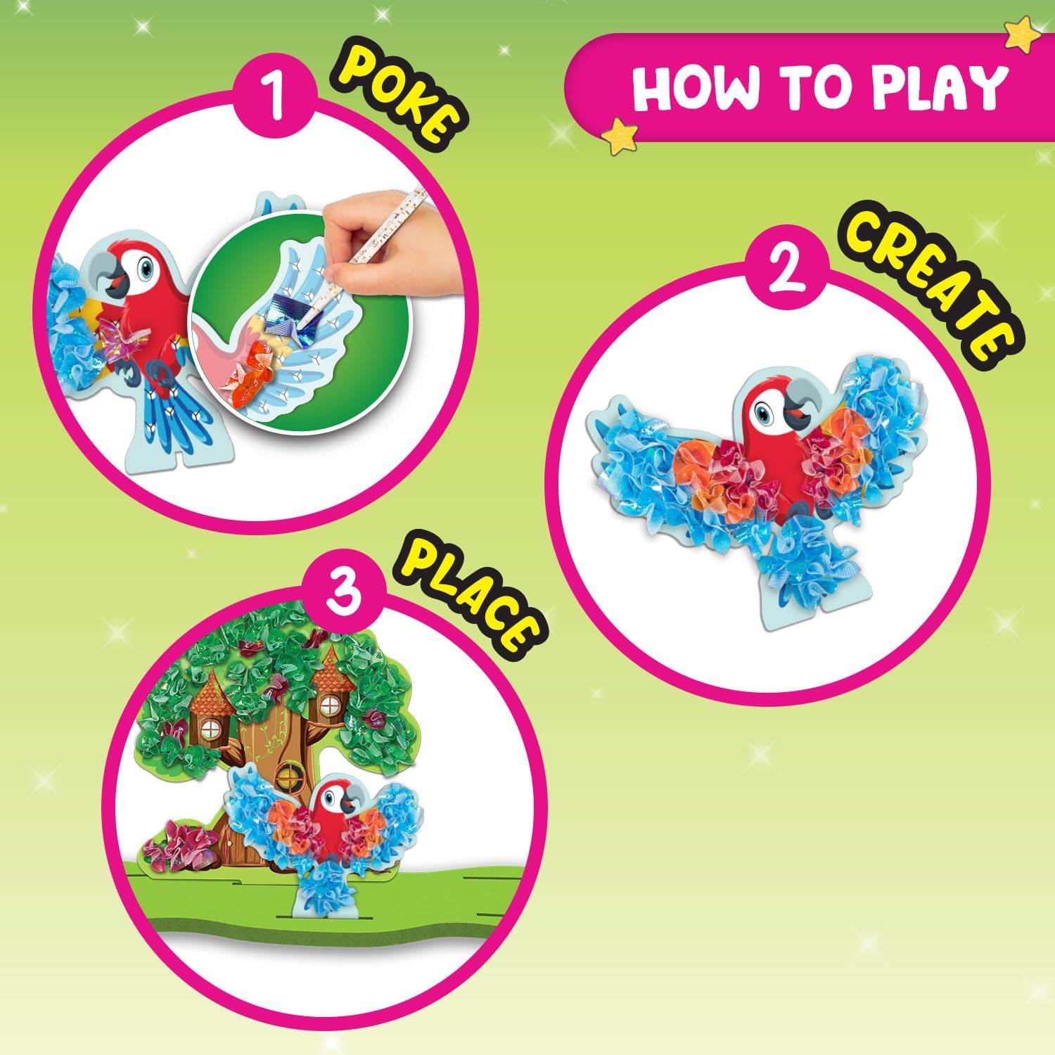 Smartivity Poke ‘n’ Create Art Kit for Kids 4 to 10 Years, Creative Christmas, Birthday Gift for Girls & Boys Age 4, 5, 6, 7, 8, 9, 10 Years Old, DIY Art & Craft Activity Kit