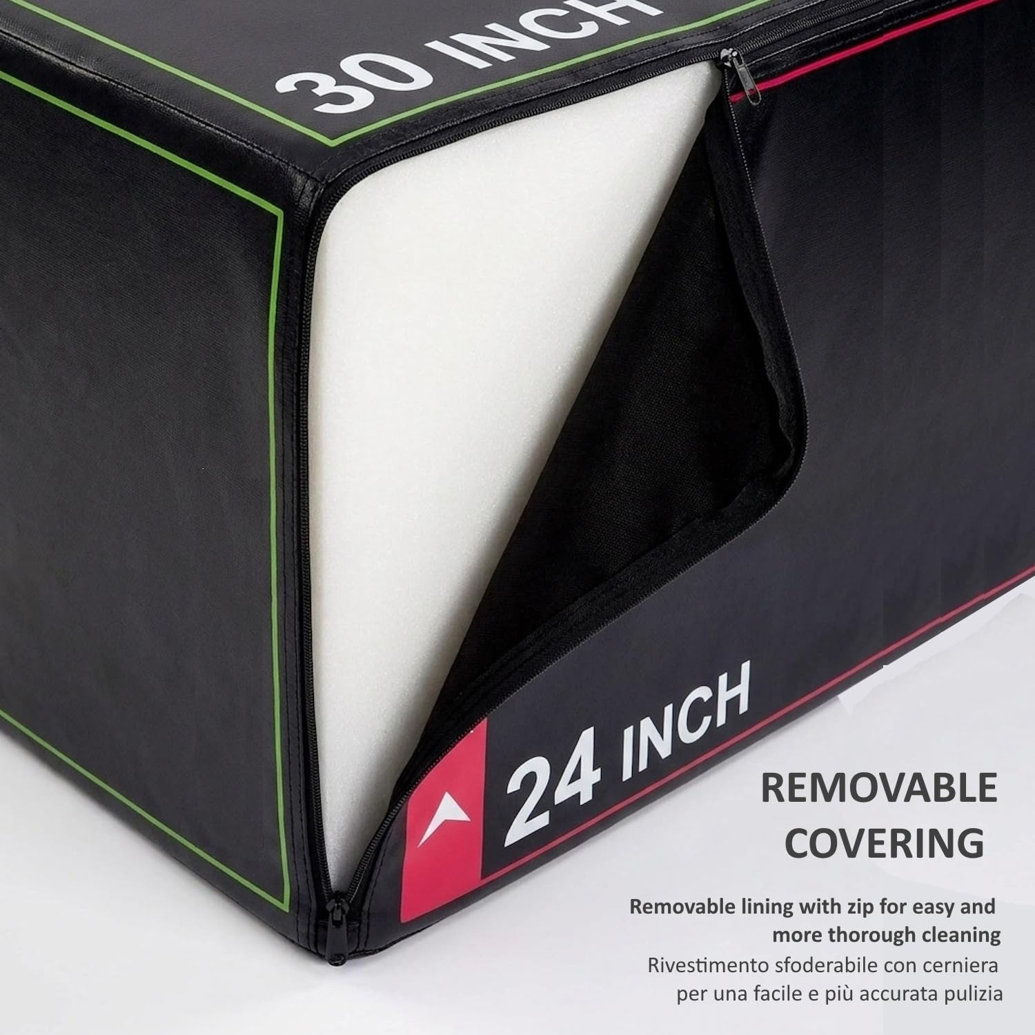 Plyo Weiche Box 3 in 1, Pliometrische Box für Crossfit, funktionelles Training, MMA HIIT Sprungwürfel aus EPE-Schaumstoff, rutschfest, 76 x 61 x 51 cm, Plattform für Zuhause und Fitnessstudio
