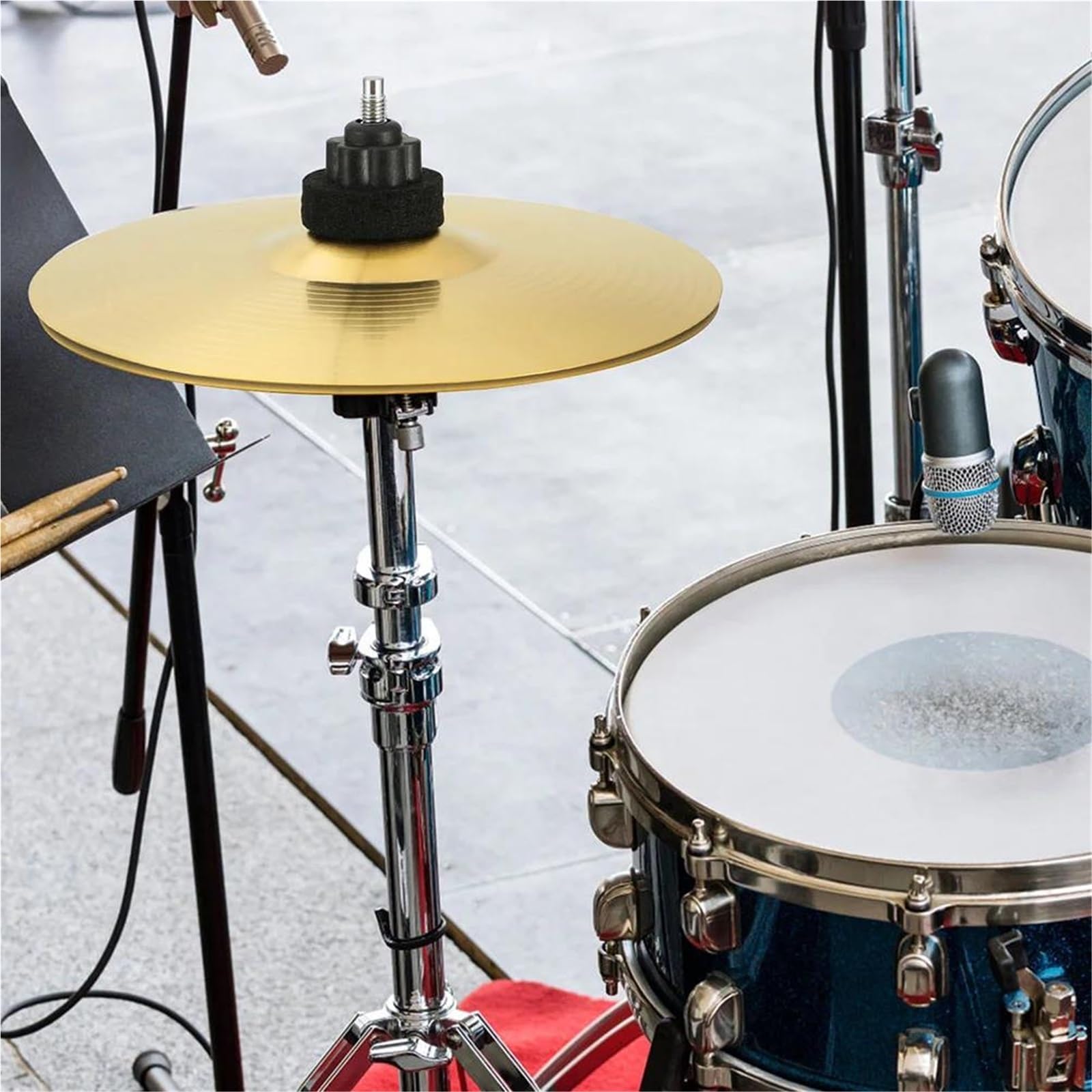 Cymbales De Remplacement Pour Tambour À Son Clair 2 Pièces Fournitures Professionnelles Kit En Laiton Pratique