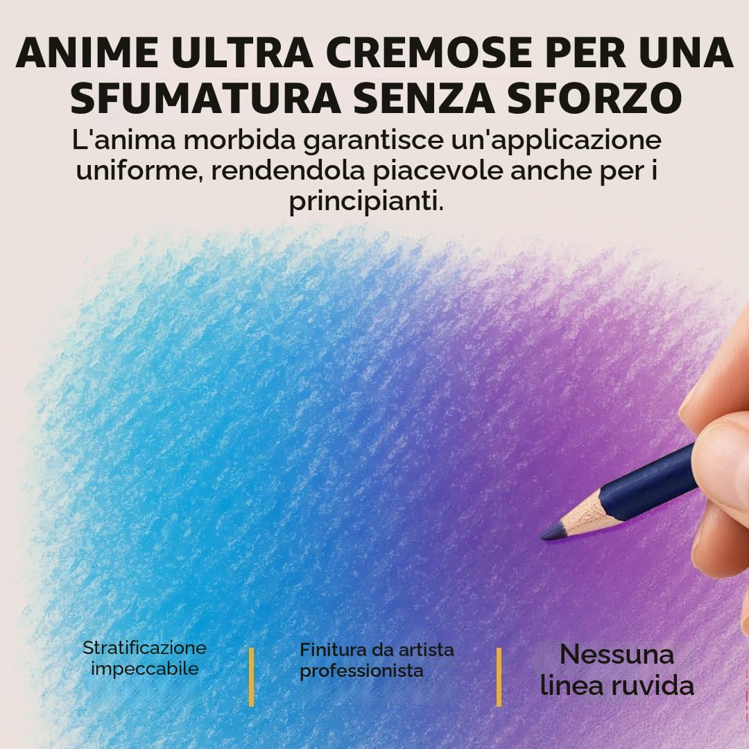 Castle Art Supplies Set di 120 Matite Colorate di Qualità Oro | Anime a Base d’Olio Più Appuntite e Resistenti alla Rottura | Per Artisti Adulti e Coloristi | In un Cofanetto di Metallo