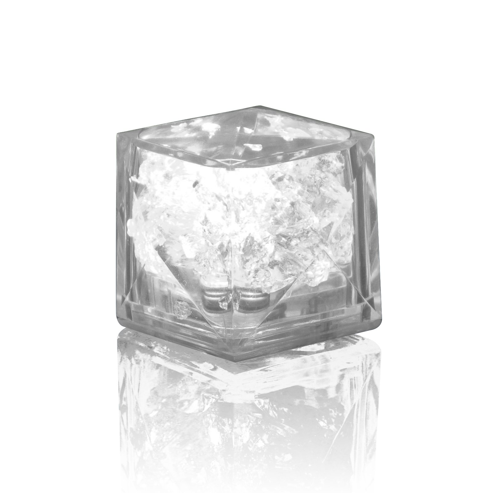 Light Up Flashing LED Ice Cubes White (3 Pack)