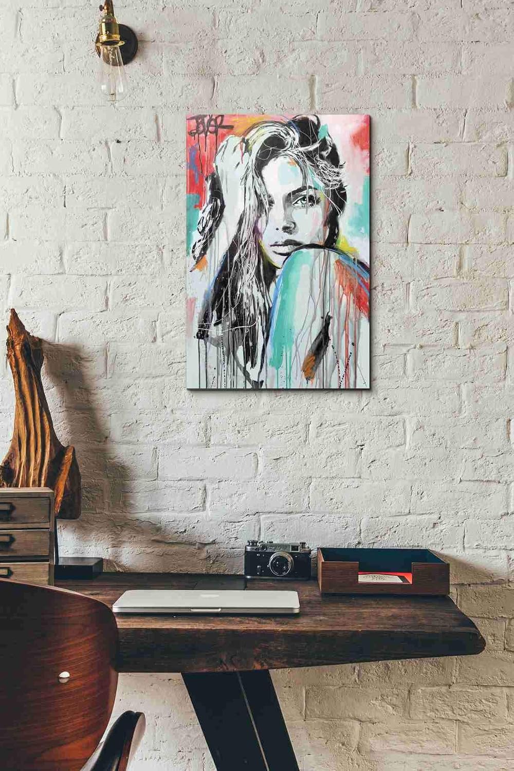 Epic Graffiti 'In Spirit' by Loui Jover, Canvas Wall Art, 12"x18"