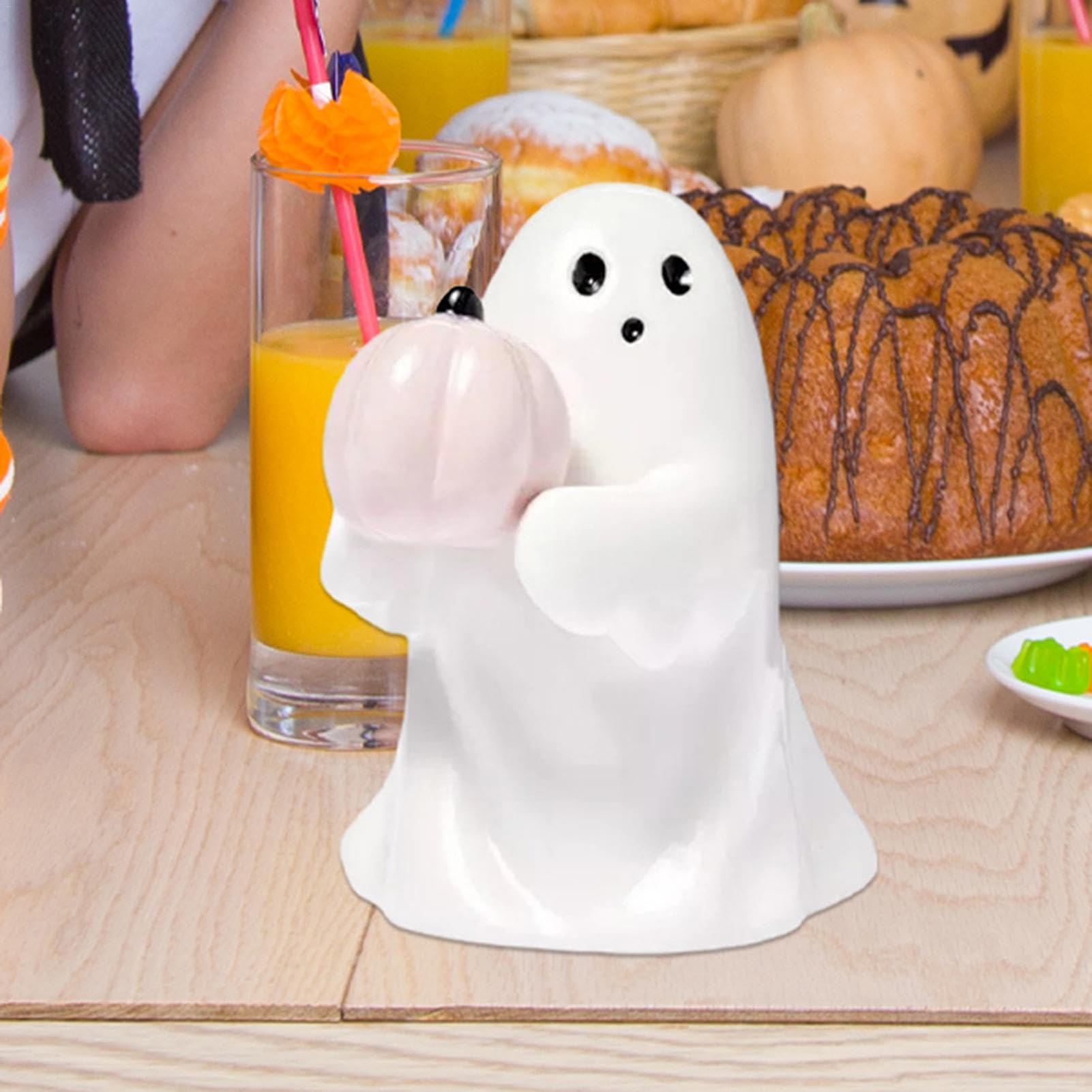 Amazon.co.jp: shjxi かわいい白い幽霊の装飾 | 幽霊の装飾 | 小さな